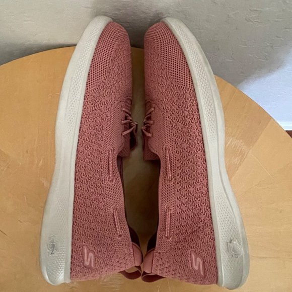 Skechers Goga Mat Gen 5 Women's 8.5 Rose Stretch Fit Slip-On Comfort Sneakers - Picture 4 of 6
